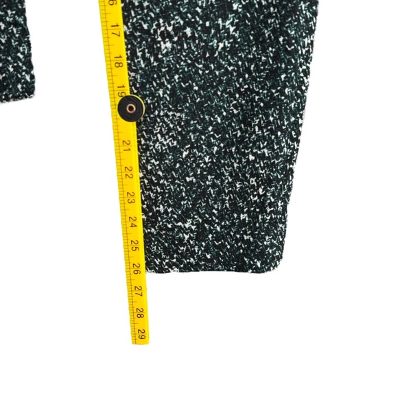 ZARA BASIC Women's Black‎ Green Speckled Pattern Trousers Pants Size M - Picture 7 of 7